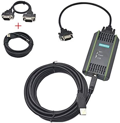 16ft NYRT Kábel Adapter Siemens S7 200/300/400 6ES7 972-0CB20-0XA0 USB-MPI+ PC USB-PPI Új Gen8 USB Programozási Xable (Fekete)