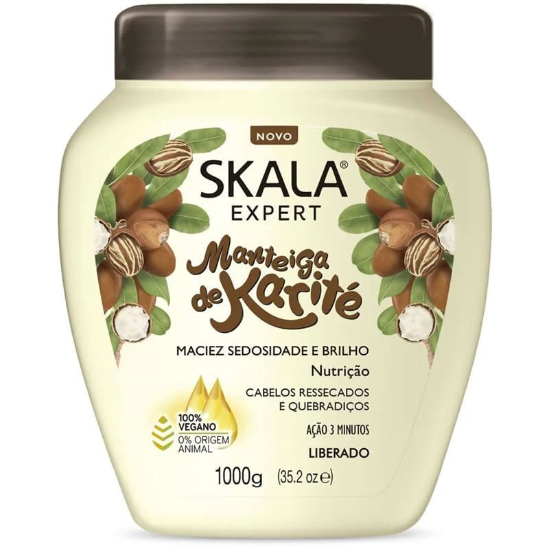 Skala - Szakértő - Creme de Tratamento Manteiga Karite 1 Kg - (Shea Vaj Kezelés Krém Nettó 33.81 Oz)