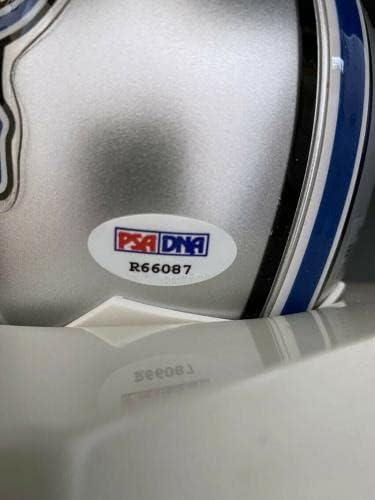 Ndamukong Suh ALÁÍRT Detroit Lions Mini Sisak + 90 Újonc PSA/DNS-DEDIKÁLT - Dedikált NFL Sisak