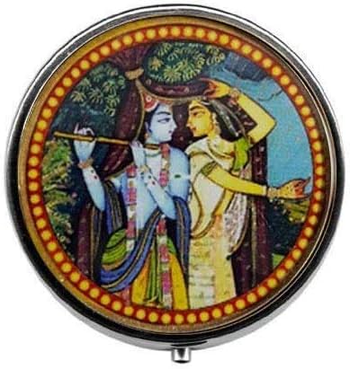 A Hindu Istenség, Isten Szép Pár Tablettát, Doboz,Doboz Édességet, Művészet Ajándékok Varázsát Ékszerek Üvegből Fotó Ékszerek