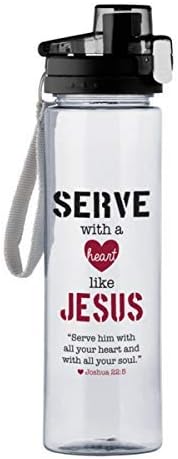 Vallási Szolgálja, akinek Szíve olyan, Mint Jézus, Joshua 22:5 Üveg Víz, 25 Deka