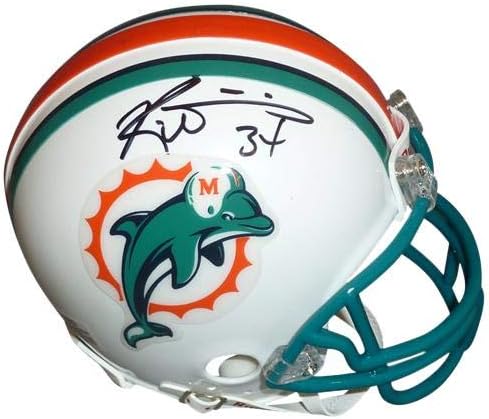 Ricky Williams Dedikált Miami Dolphins Mini Sisak - Dedikált NFL Mini Sisak