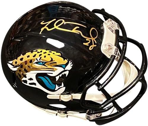 Fred Taylor Dedikált Jacksonville Jaguars Mini Sisak - Dedikált NFL Mini Sisak