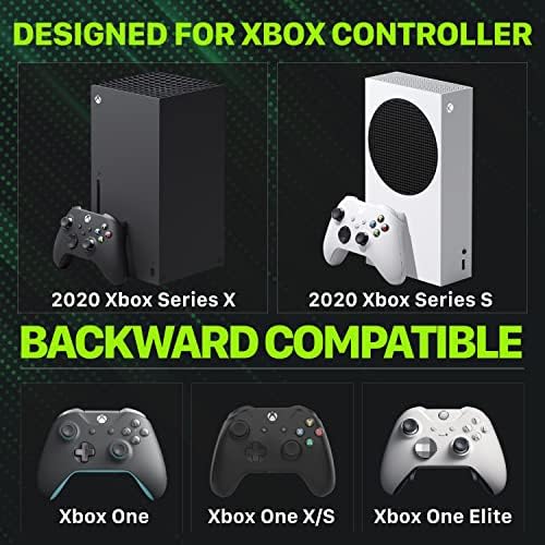 Fosmon 2200mAh Akkumulátorral Kompatibilis az Xbox Sorozat X/S, Xbox One/One X/One S Elit Irányítók - 1 Csomag, Töltse fel