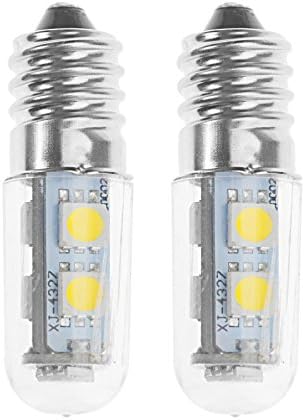 Mikro Kereskedő 2db E14 Mini LED Izzó, 1W, 220v, Meleg Fehér 2700K-3000K Lámpa Kompatibilis Tartomány Hood Hűtőszekrény