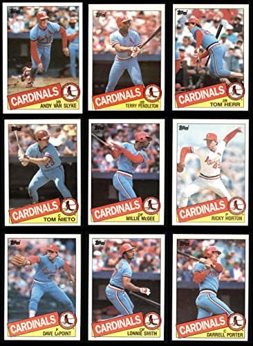 1985 Topps St. Louis Cardinals Csapat készen áll a St. Louis Cardinals (Set) NM/MT Bíborosok