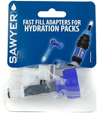 Sawyer Termékek SP115 Gyorsan Töltse Adapterek számára Hidratáló Csomagok, Kék/Fehér ,Egy Méret