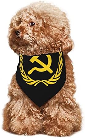 Kutya Kendő Szovjetunió CCCP SZOVJETUNIÓ Címerét Pet Sál, Kendő Háromszög Előke Kendő Tartozékok Kutyák, Macskák