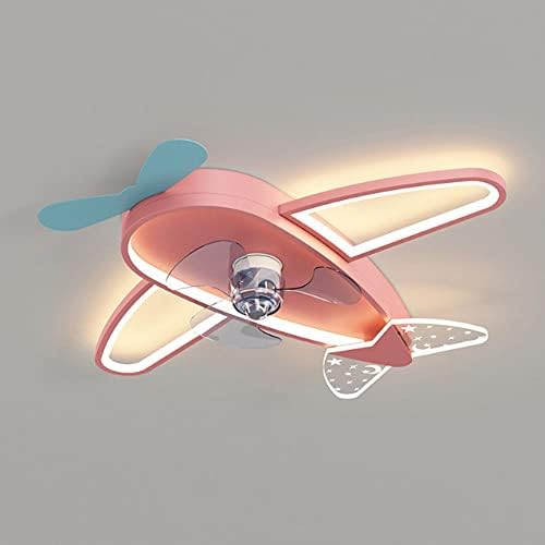 yicoming Repülőgép Alakja Szabályozható ventilátor a Lámpák Lámpatest, Csillár Ultra-Vékony Okos Ventilátor Mennyezeti Lámpa