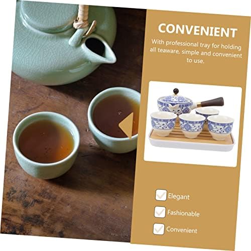 Yardwe 1 Állítsa Tea Készítő Készlet Bögre Szett Vintage Teás Készlet Teáskannához a Tűzhely Kínai teáskanna Meghatározott