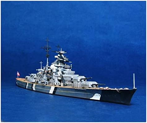 REELAK 3D Modell Tér Értelemben 1/700 Km-re található Bismarck Csatahajó Műanyag Közgyűlés Modell Haditengerészeti Csatahajó