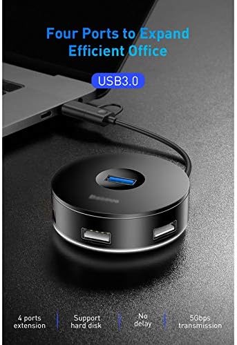 n/USB HUB & USB-C-HUB, hogy Több USB3.0 USB 3.0 Splitter Pro Air Laptop, Számítógép, 4 Port Több USB-Típus C-HUB (Szín :