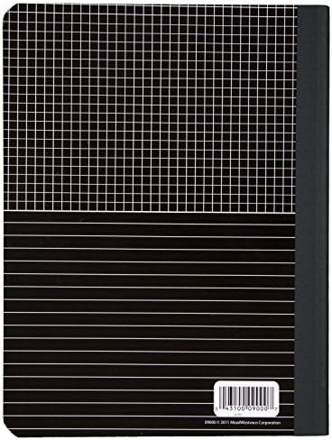 Mead Grafikon Összetétele Könyv, áll az Alku, Fekete Márvány, 7,5 x 9.75 Hüvelyk (09000)