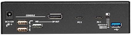 Fekete Doboz, USB-C 4K-s KVM Switch, 2-Port