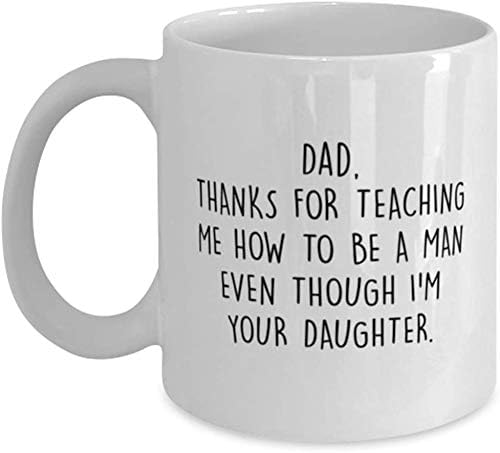 Apák Napja a Bögre Kávét, Köszönöm, hogy megtanítottál, hogy egy férfi, Egyedi Ajándékok Apa A Lánya