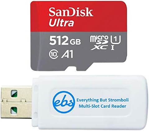 SanDisk Micro SDXC Ultra Osztály 10 UHS-1 512 gb-os Memóriakártya Működik a Nintendo Kapcsoló OLED Modell Játék Rendszer