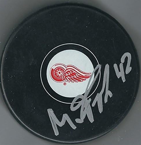 Dedikált MARTIN FRK Detroit Red Wings Jégkorong - Dedikált NHL Korong