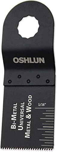 Oshlun MMR-0110 1-1/3-Hüvelyk Egyetemes Bi-Metal Oszcilláló Eszköz Penge Rockwell vagy Worx SoniCrafter Hex, 10-es Csomag