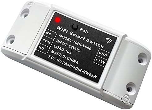 UHPPOTE 2,4 GHz-es WiFi Remote Control Switch Kompatibilis Smart Phone Alkalmazás Bemenő Feszültség 12VDC