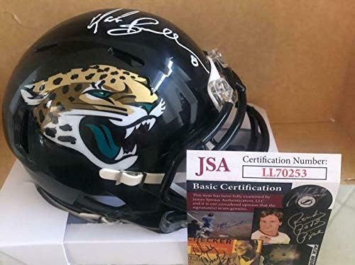 Mark Brunell Jacksonville Jaguars Aláírt Automatikus Sebesség Mini Sisak Szövetség Ll70253 - Dedikált NFL Mini Sisak