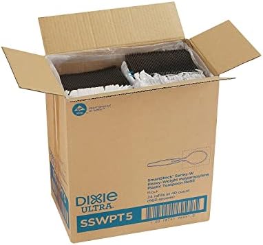 Dixie Sswpt5 Smartstock Csomagolva Nehézsúlyú Evőeszközök Utántöltő, Teáskanál, Fekete, 960/Karton