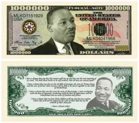 Amerikai Művészet Klasszikus Martin Luther King Jr. - MLK - Megemlékező Millió Dolláros - Jön a legjobb Minőségű Valuta Jogosultja