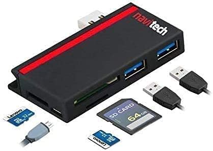 Navitech 2 az 1-ben Laptop/Tablet USB 3.0/2.0 HUB Adapter/Micro USB Bemenet SD/Micro SD Kártya Olvasó Kompatibilis Acer TravelMate