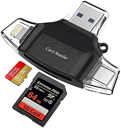 BoxWave Smart Modul Kompatibilis Samsung A54 - AllReader SD Kártya Olvasó, microSD Kártya Olvasó SD-Kompakt USB Samsung A54