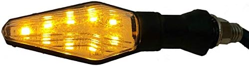 MotorToGo Fekete Szekvenciális Lámpa irányjelző Lámpák LED-es irányjelző Index Mutatók Kompatibilis a 2008-as Kawasaki KLX450R