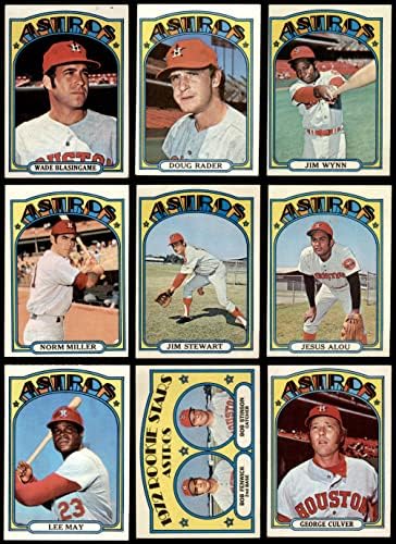 1972 Topps Houston Astros Csapat készen áll Houston Astros (Set) VG+ Astros