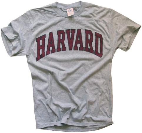 A Harvard Egyetem, T-Shirt - Íves Blokk - Hivatalosan Engedélyezett