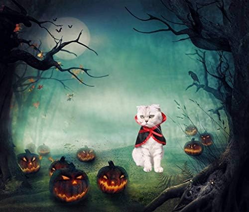 TOLOG Kutya Halloween Jelmez Aranyos Vámpír Köpeny, Vicces, Kényelmes Pet Cosplay Ruha Közepes vagy Nagy Kutyák (Halloween