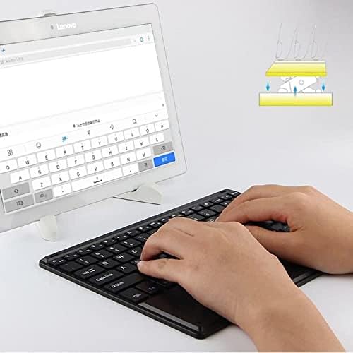 BoxWave Billentyűzet Kompatibilis Dell Latitude Tablet PC 5285 (12.3 a) - SlimKeys Bluetooth Billentyűzet, Érintőpad, Hordozható