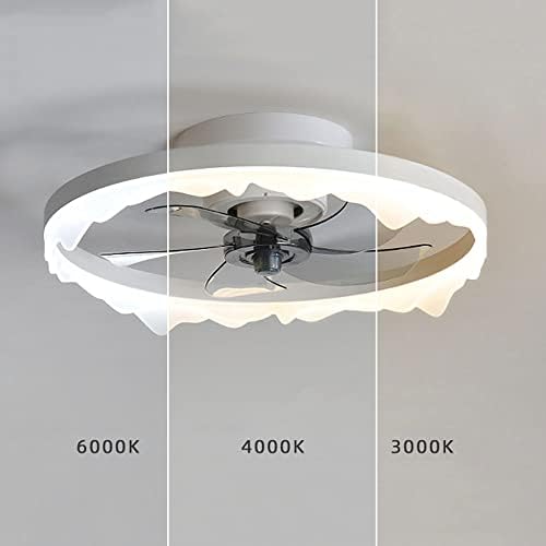 Gyári Ár Modern Akril Ventilátor Csillár LED Távirányító Mennyezeti Ventilátor Lámpa Egyszerűség Akril Hálószoba Rajongó