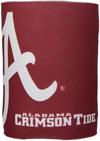 Logó Márkák NCAA Alabama Crimson Tide Lapos Coozie, Egy Méret, a Csapat Színe