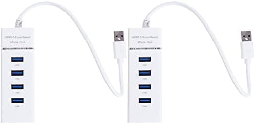 Tofficu USB-Kábel, USB-Kábel, USB-Kábel, USB-Töltés Hub 2 db 4 Port USB HUB 2.0 Elosztó Adapter Multi Terjeszkedés Kábel