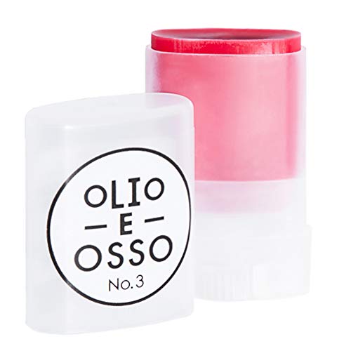 Olio E Osso - Természetes Lip & Arcát Balzsam | Természetes, Nem Mérgező, Tiszta Szépség (No. 3 Crimson)