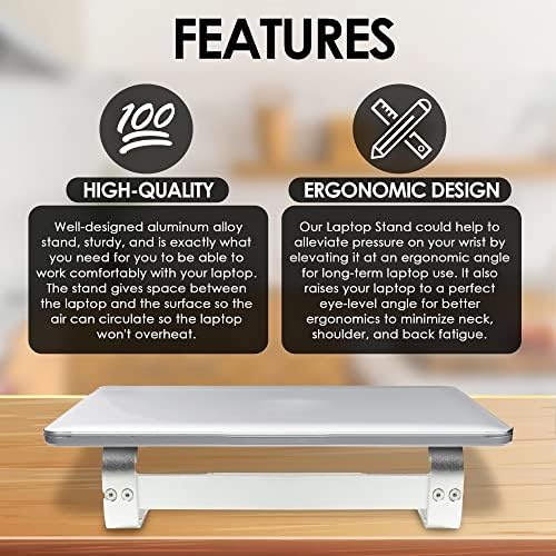 Innovasive Laptop Állvány Asztal - Ergonomikus Laptop Kelő, Hordozható Laptop Állvány, Alumínium Laptop Tartót Kompatibilis
