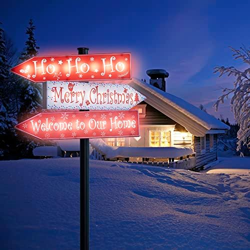 shumi Karácsonyi Napenergia Út Lámpák Kültéri,24 LED-es Lámpák Karácsonyi Dekorációs Udvaron Jel Szabadtéri Tét Fények, Vízálló,