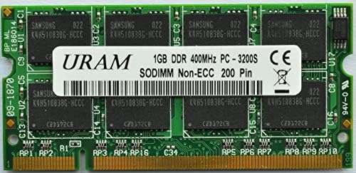 URAM DDR1 1GB DDR 1GB 400MHz PC3200 200 Pin Samsung IC Memória RAM Modul