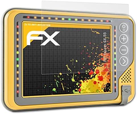 atFoliX képernyővédő fólia Kompatibilis Topcon GX-55 Képernyő Védelem Film, Anti-Reflective, valamint Sokk-Elnyelő FX Védő